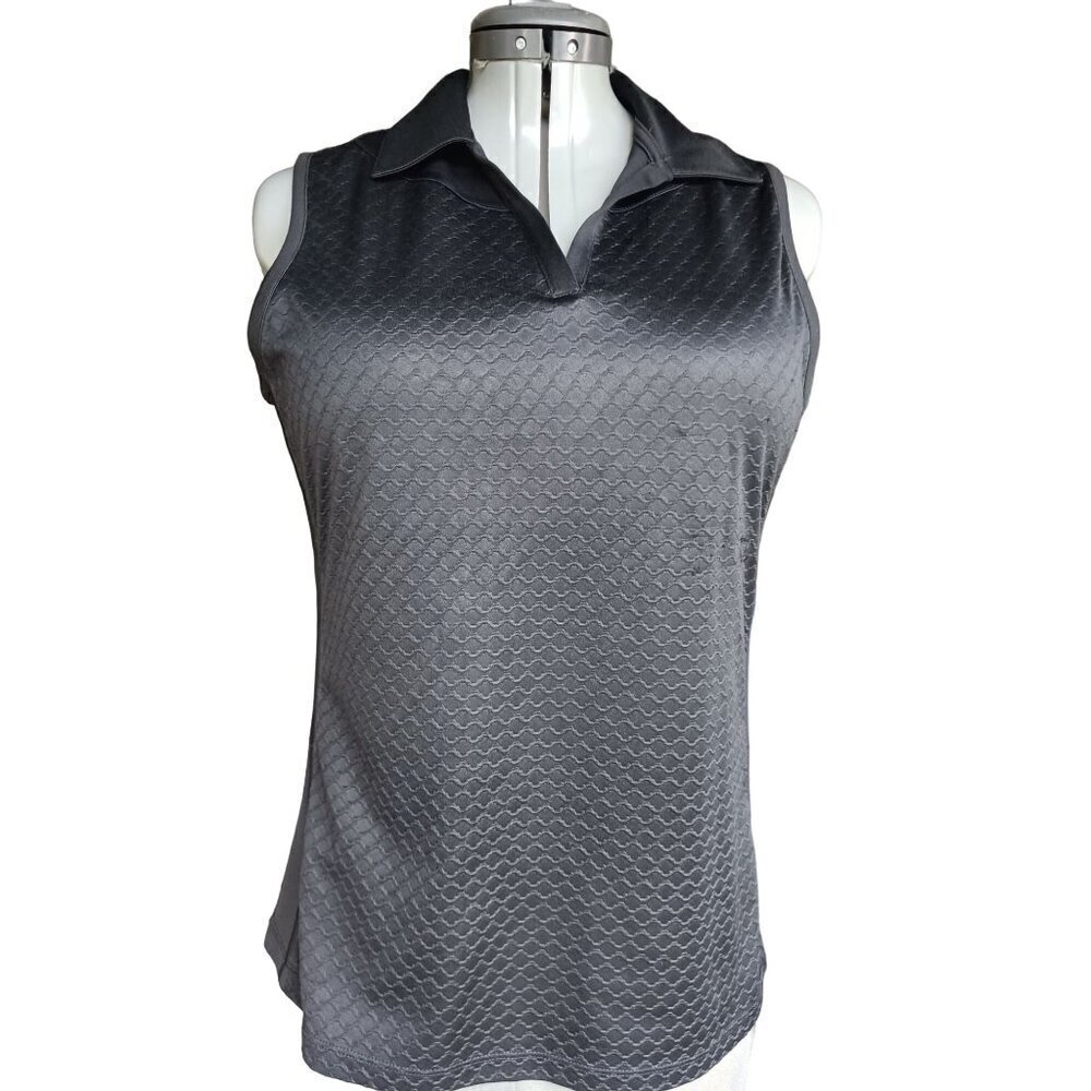 Izod Women's PerformX CoolFX Sleeveless Athletic Top Black Size M